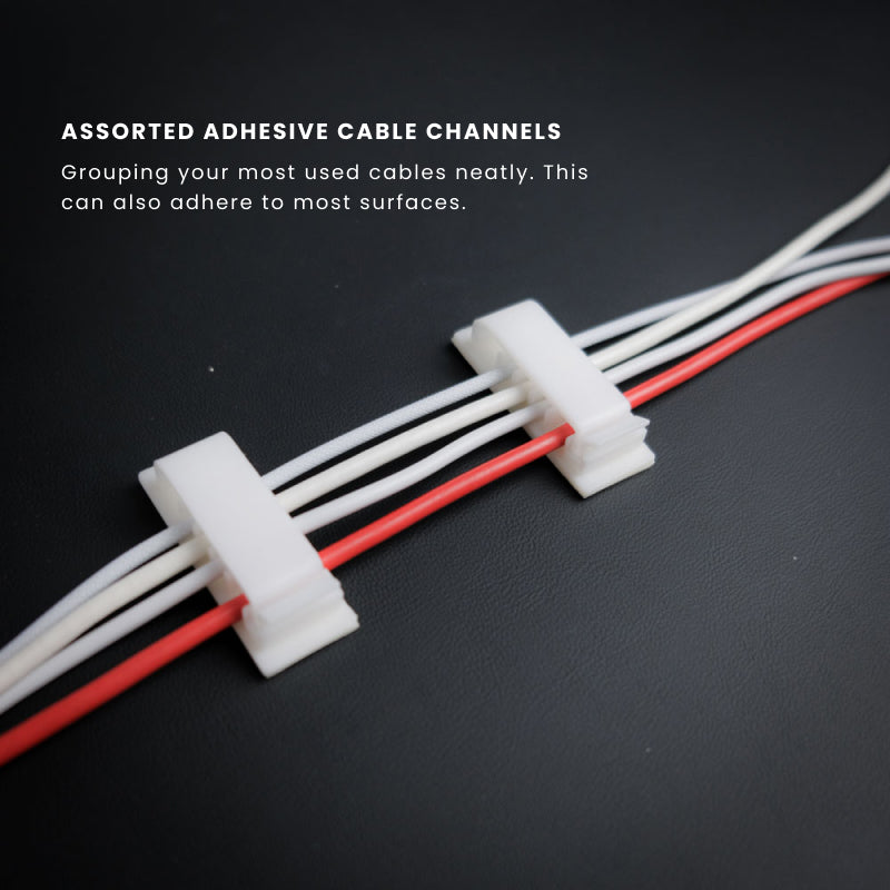 Assorted Adhesive Cable Channels