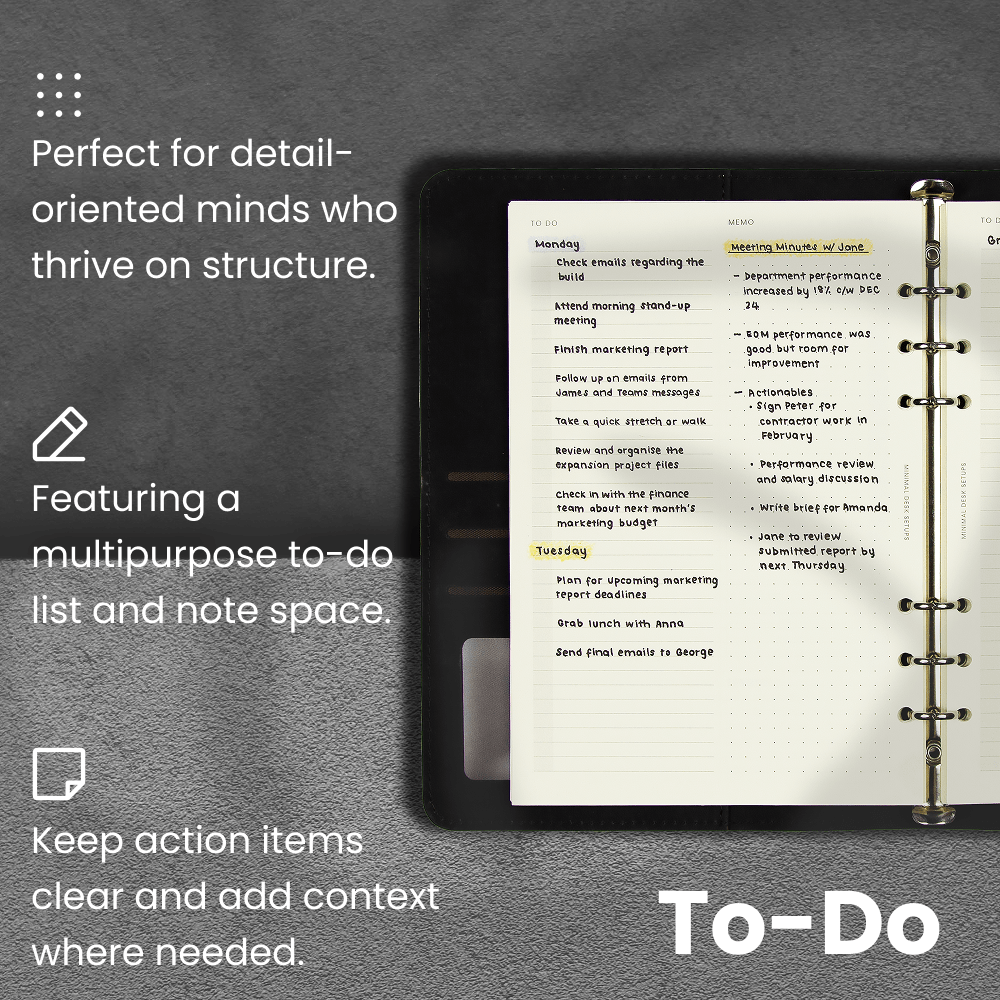 A5 Planner Inserts