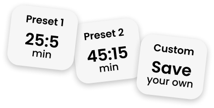 Flow Timer – Minimal Desk Setups