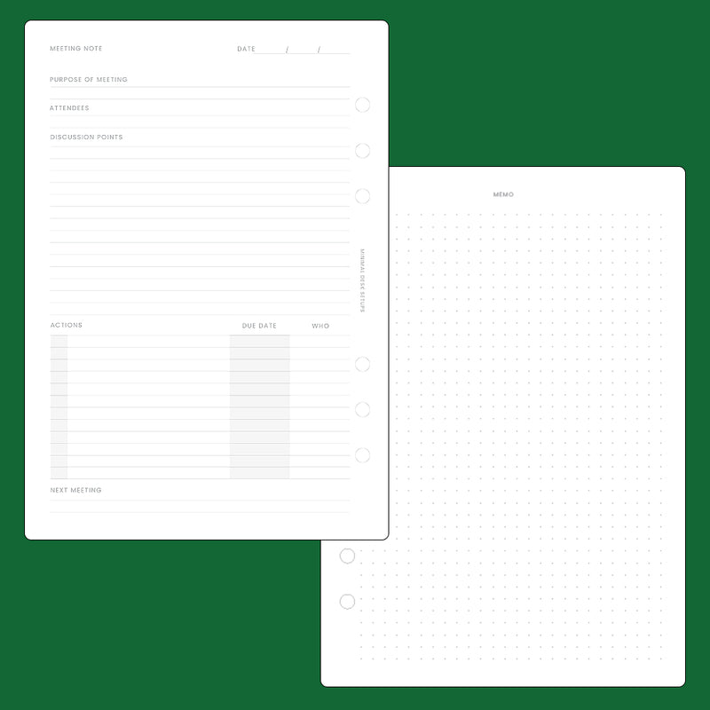 Meeting Notes (60 Pages)