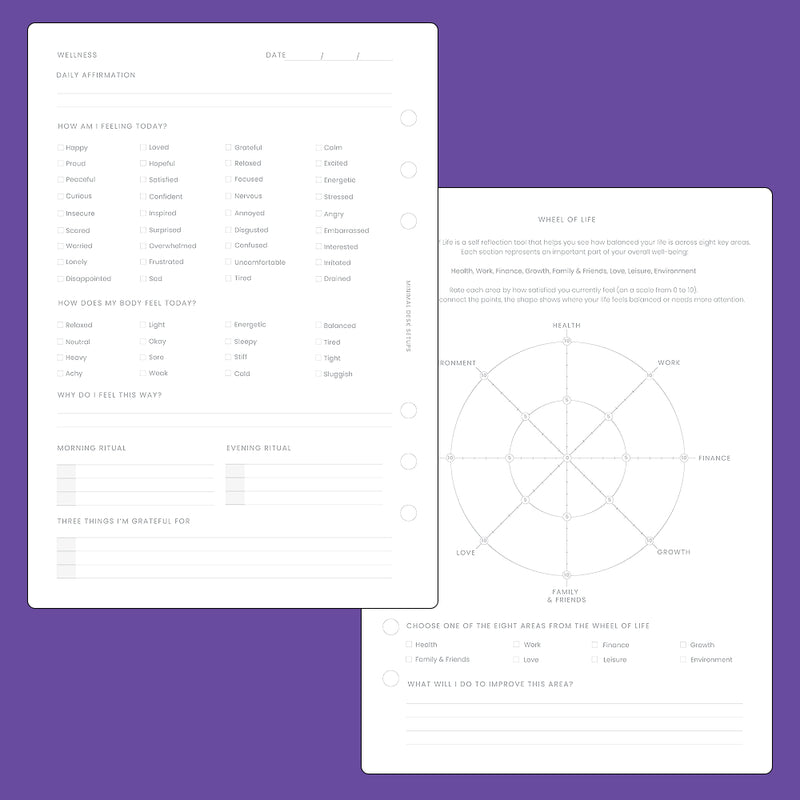 Wellness Tracker (60 Pages)