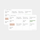 Weekly Planning Cards