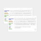 Habit Tracking Cards