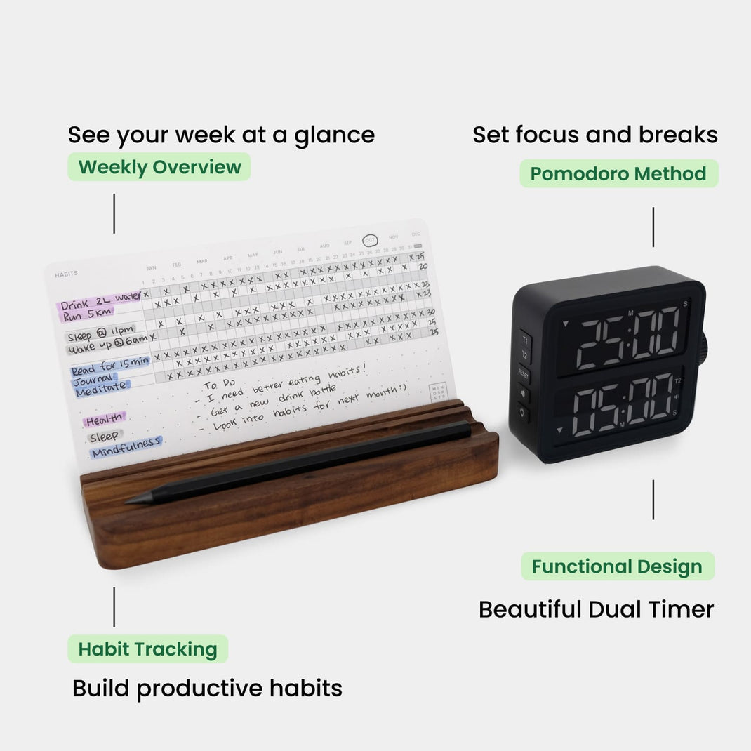 Weeks & Habits Kit | Minimal Desk Setups
