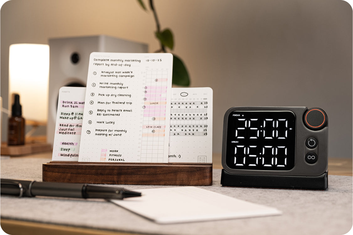 Flow Timer – Minimal Desk Setups