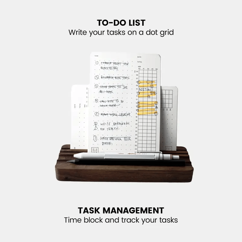 Task & Time Cards – Minimal Desk Setups