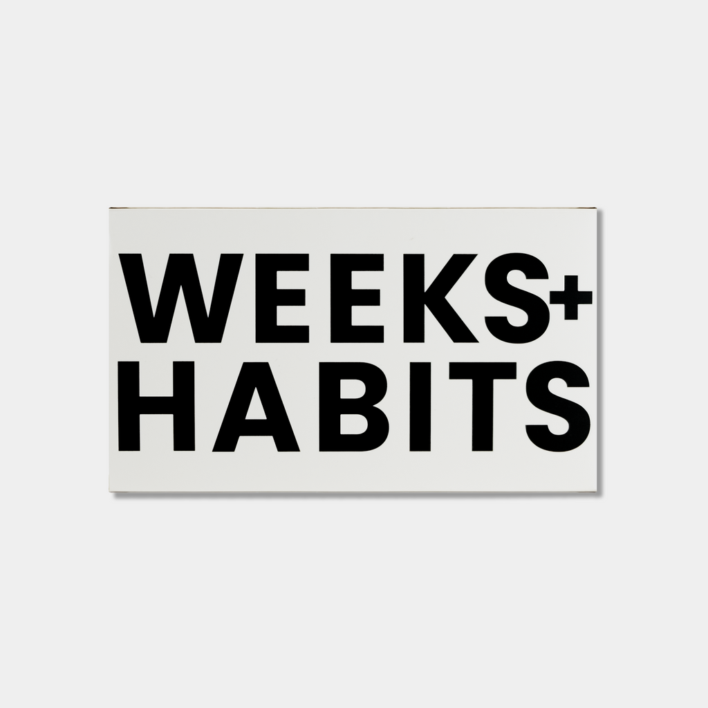 Weeks & Habits Cards