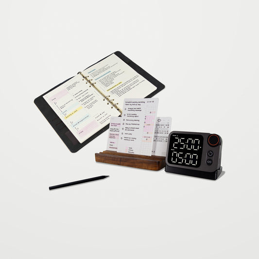Complete Setup Kit with the Matte Black binder and the Charcoal Grey Flow Timer (variant)