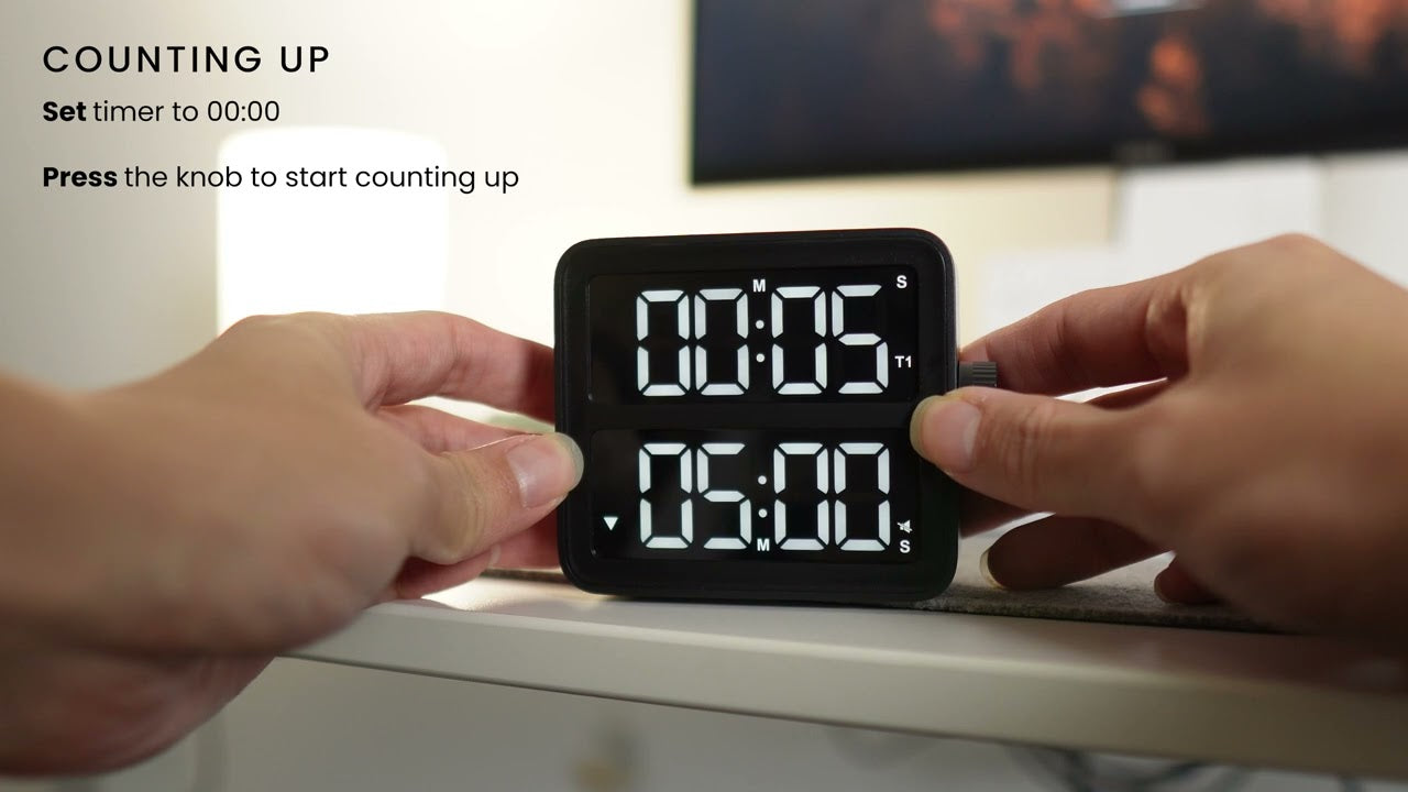 Pomodoro Timer - Dual Display Focus & Productivity Timer | Minimal Desk ...