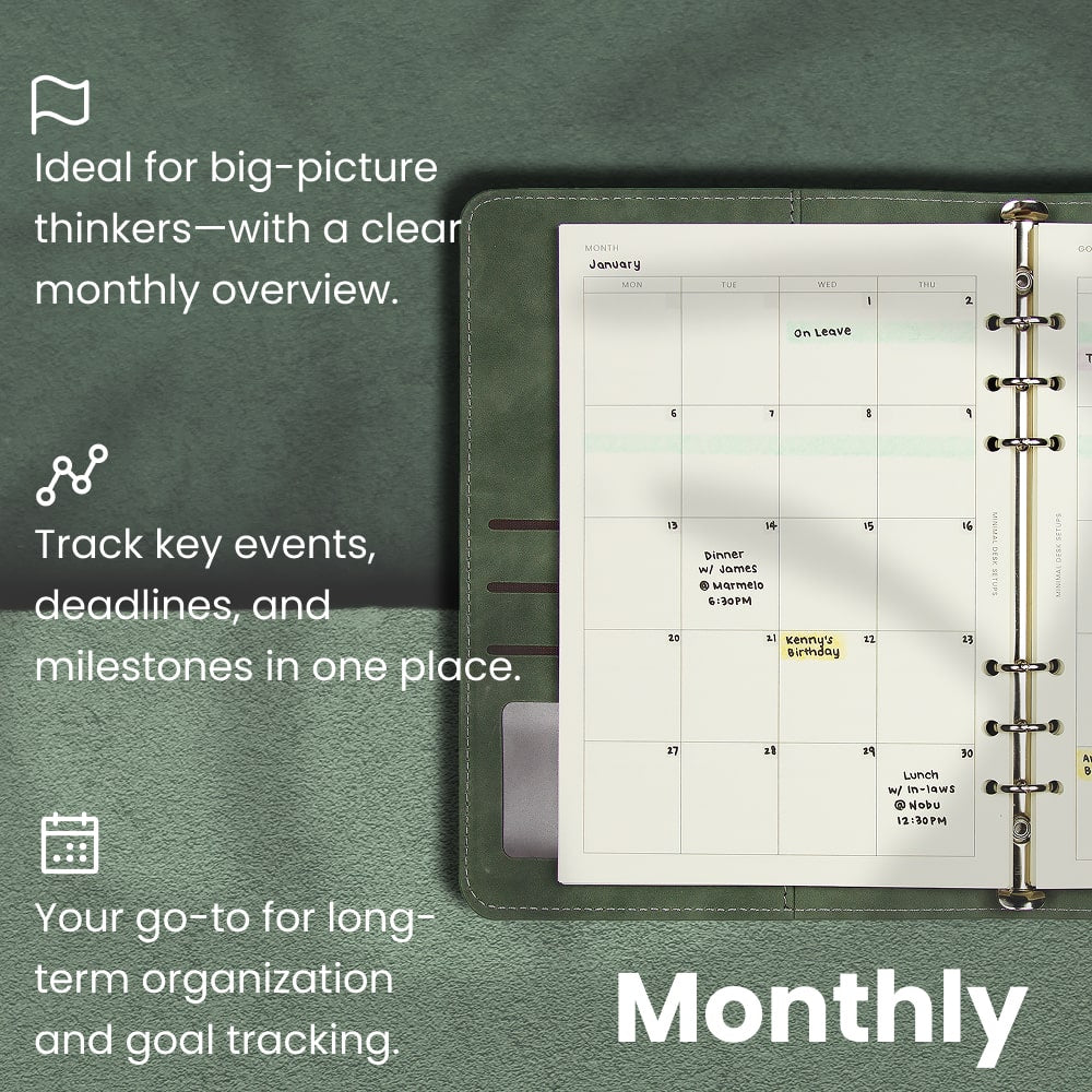 Modular Planner System – Minimal Desk Setups