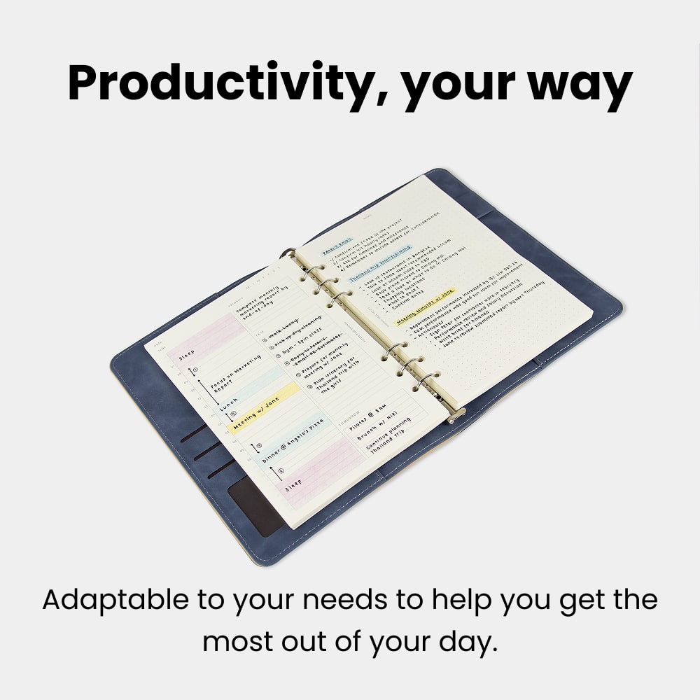 Modular Planner System — Undated A5 Planner | Minimal Desk Setups